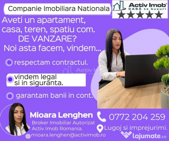 Lugoj, Apartament 3 Cam. 84 Mp. Micro 4, Acoperis Nou