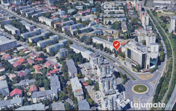 Apartament 3 camere Calea Bucuresti Etaj 1, Pitesti