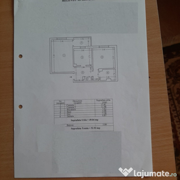 Apartament 2 camere de vanzare in zona Anda, Constanta