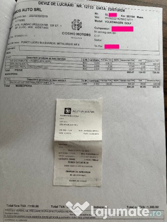 VW Golf 5 1.4 MPI 75 CP 2005 