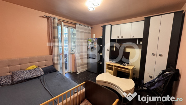 Garsoniera de inchiriat 25mp mobilata utilata parcare balcon