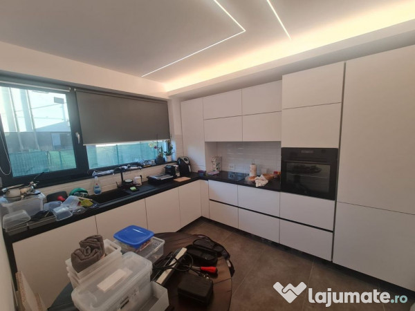 Vila indiv-stil medit.,2parcari,curte/centru Popesti-Leor...