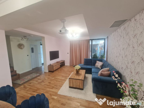 Vila indiv-stil medit.,2parcari,curte/centru Popesti-Leor...