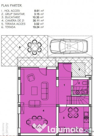 Vila indiv-stil medit.,2parcari,curte/centru Popesti-Leor...