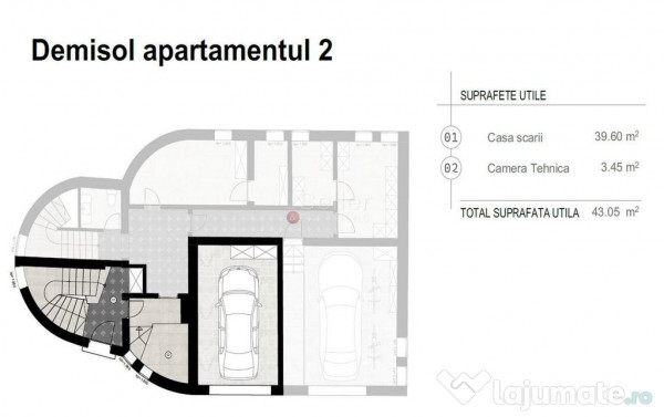 Apartament deosebit intr-o vila situata pe Dealul Cetății 