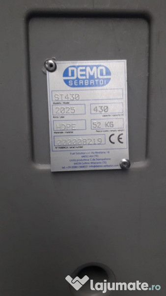 Rezervor motorina 430l 