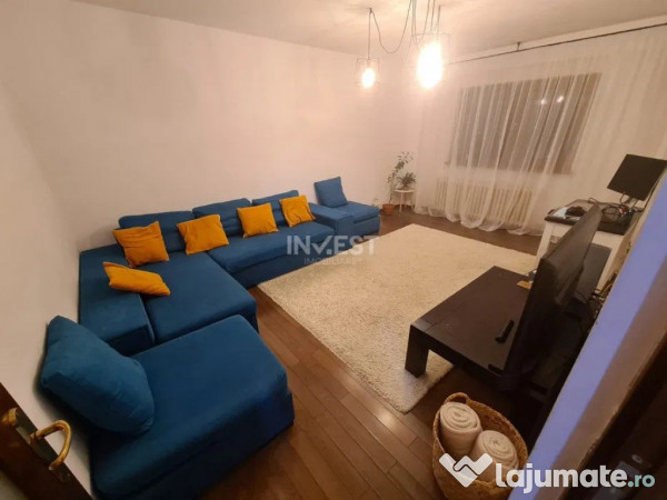 Apartament 3 camere decomandat, 72 mp – complet mobilat ș 
