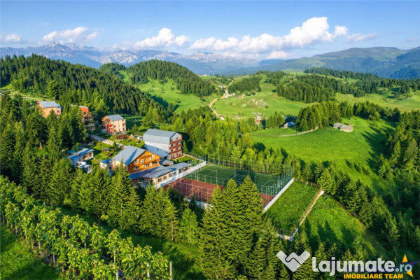 Complex turistic cu privelisti picturale,apa curativa,aer pu