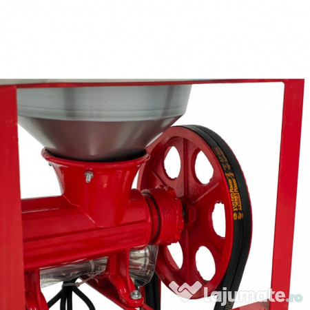 Masina de tocat carne profesionala 1,2 kw, palnie inox, 2 curele