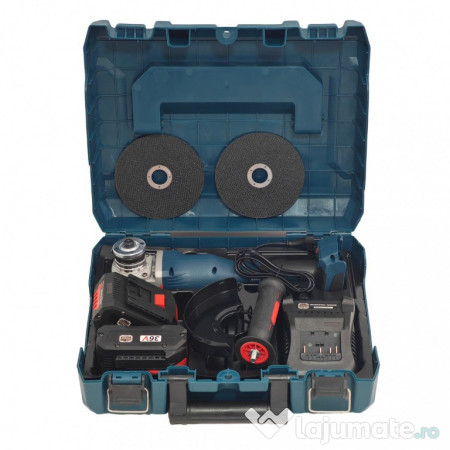 Polizor unghiular 2 acumulator Brushless, 36 V, 5 Ah, Model nou