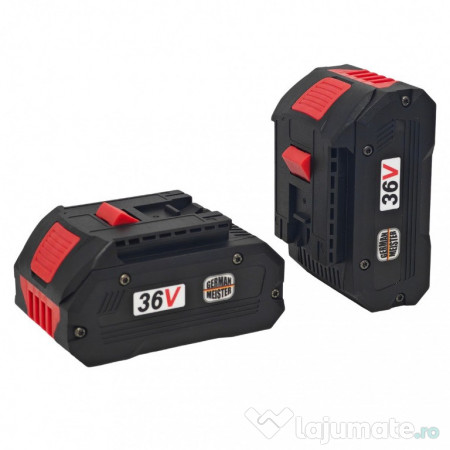 Polizor unghiular 2 acumulator Brushless, 36 V, 5 Ah, Model nou