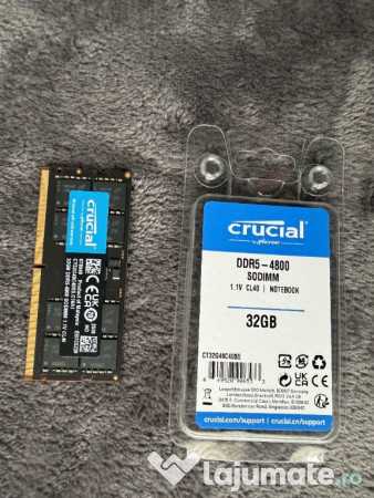 Memorie Ram Crucial DDR5 RAM 32GB 4800MHz SODIMM