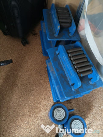 Sistem role transportoare si cric hidraulic 