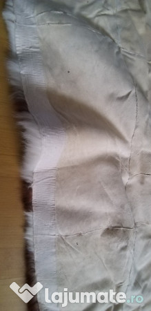 Covor blana iepure piele original 