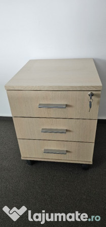 Casetiera cu 3 sertare Mobexpert (4 buc.) 