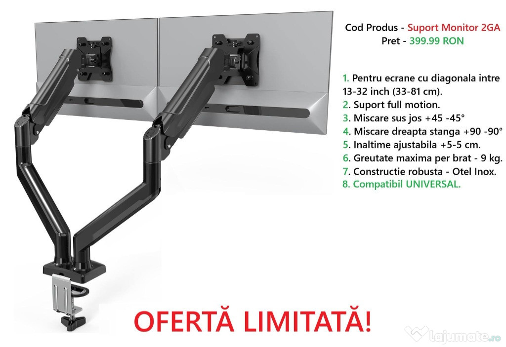 Suporti TV/monitor Bontec noi, modele universale + varietate larga 