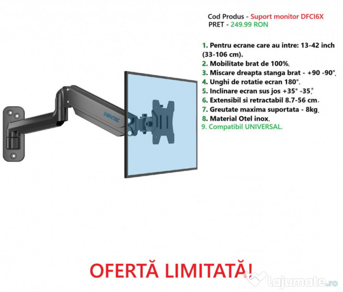 Suporti TV/monitor Bontec noi, modele universale + varietate larga 