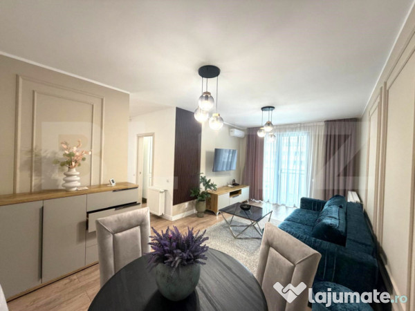 Apartament modern 2 camere, 59 mp, parcare, terasa, Park Lak 
