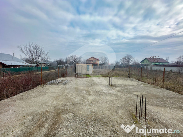Mihăilești - teren împrejmuit 401mp, cu puț, COMISION 0 