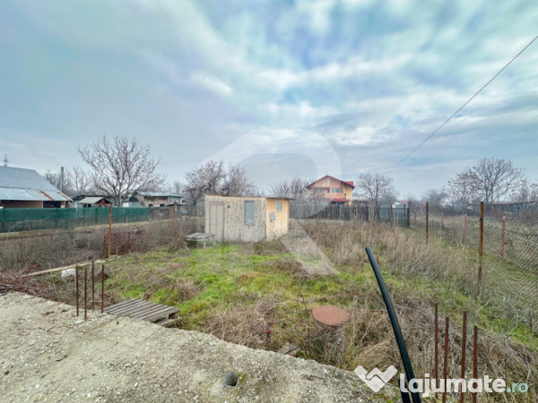 Mihăilești - teren împrejmuit 401mp, cu puț, COMISION 0 