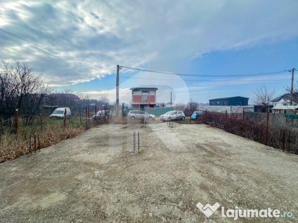 Mihăilești - teren împrejmuit 401mp, cu puț, COMISION 0 