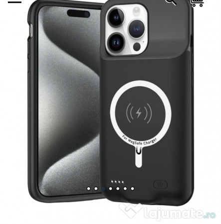 Husa cu baterie, IPhone 15 pro 