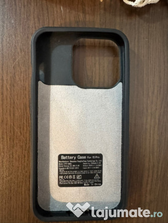 Husa cu baterie, IPhone 15 pro 