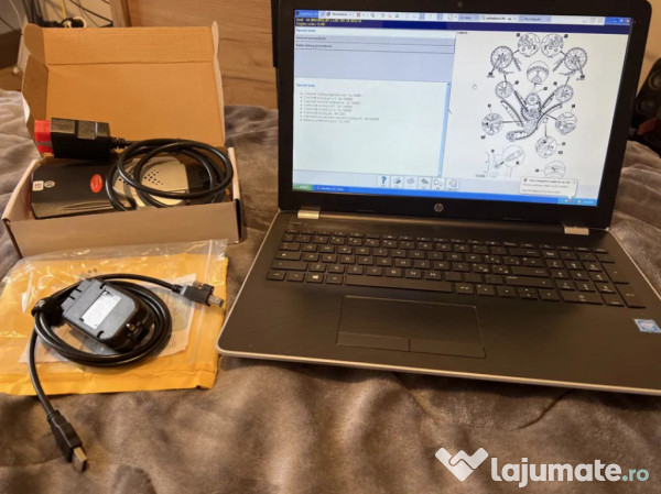 Kit laptop + diagnoza Delphi 2021 DS150e + VCDS 2025 update 