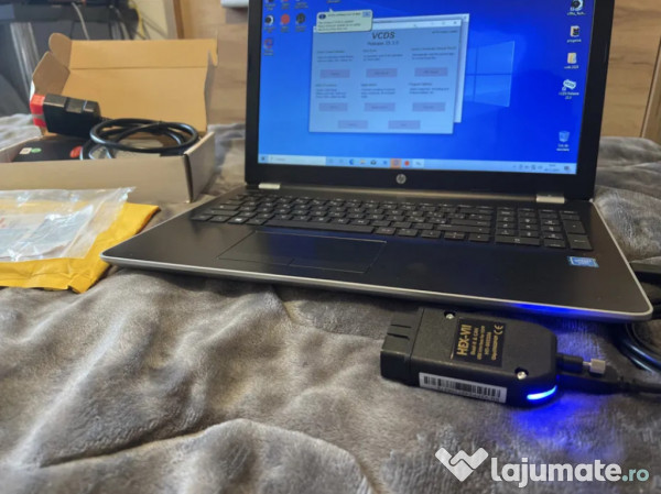 Kit laptop + diagnoza Delphi 2021 DS150e + VCDS 2025 update 
