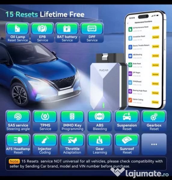 Tester auto diagnoza Mucar BT200 MAX 