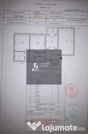Apartament cu 3 camere, zona Dristor