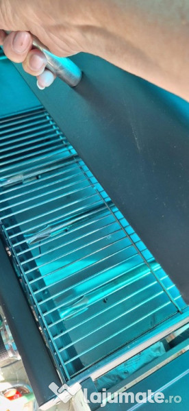 Gratar cu 3 arzatoare separate si termometru - NOU + husa protectie 