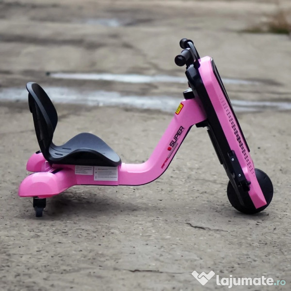 Tricicleta electrica pentru copii Kinderauto Slider 360 12V Pink