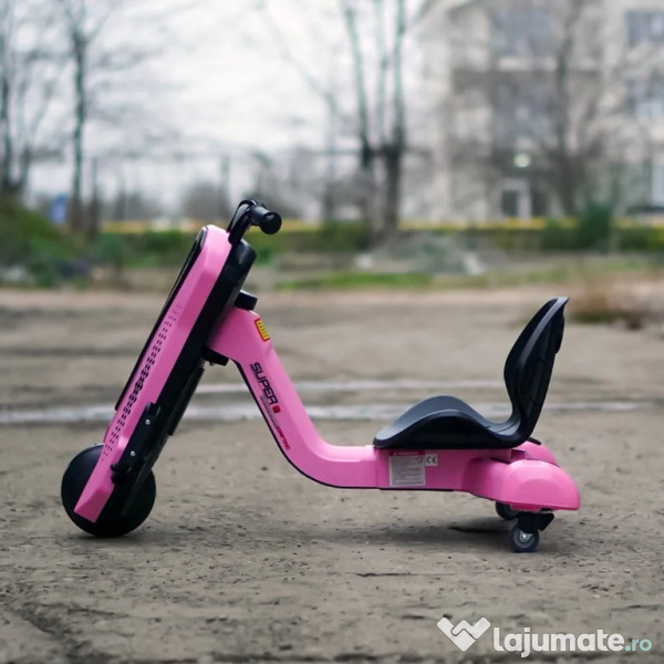 Tricicleta electrica pentru copii Kinderauto Slider 360 12V Pink