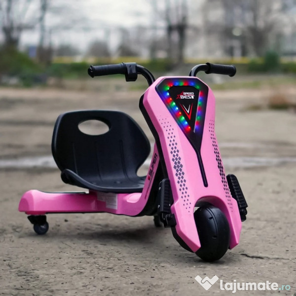 Tricicleta electrica pentru copii Kinderauto Slider 360 12V Pink