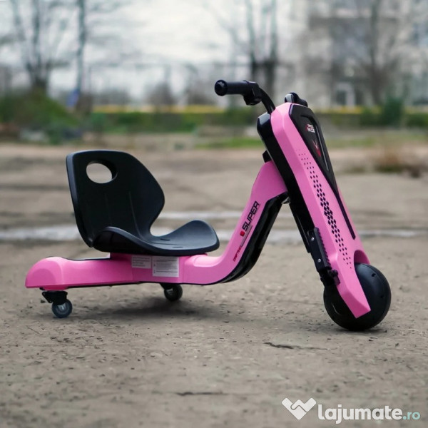 Tricicleta electrica pentru copii Kinderauto Slider 360 12V Pink