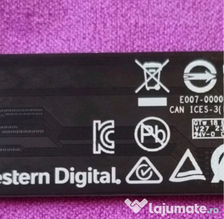 SSD WD Black SN770 2TB PCIe 4.0 x4 M.2. Nou, la cutie! 