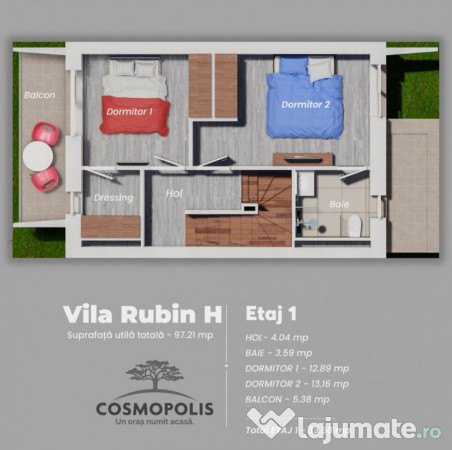 Vila 4 camere Cosmopolis Evolia 
