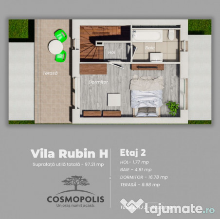 Vila 4 camere Cosmopolis Evolia 