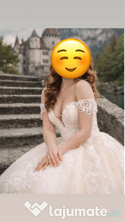Rochie de mireasa stil printesa