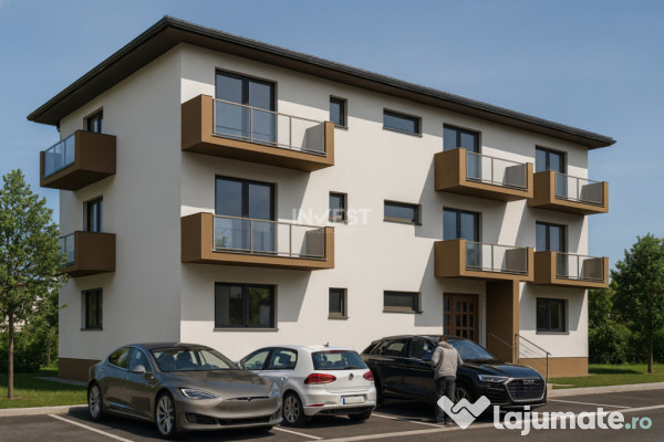 Apartament cu 2 camere decomandat în bloc nou, etaj 1, mobi 