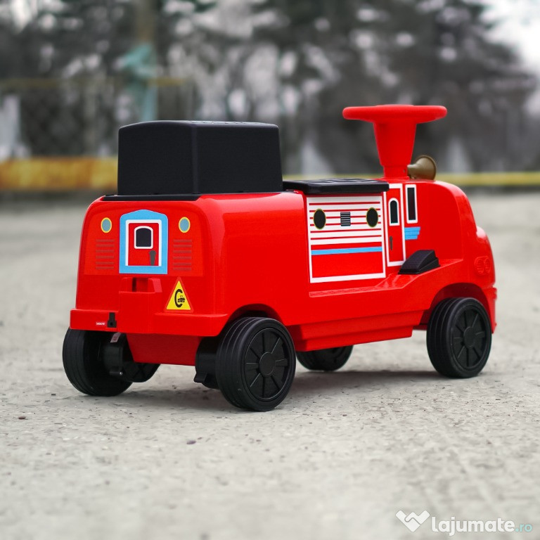 Trenulet electric pentru 2 copii CHUGGINGTON, 2x45W 12V, RED 