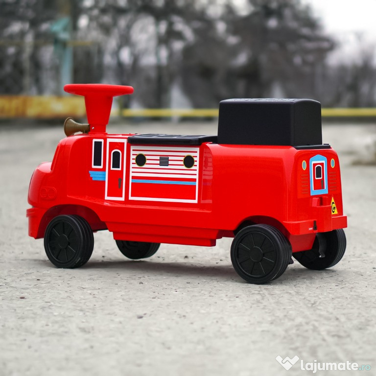 Trenulet electric pentru 2 copii CHUGGINGTON, 2x45W 12V, RED 