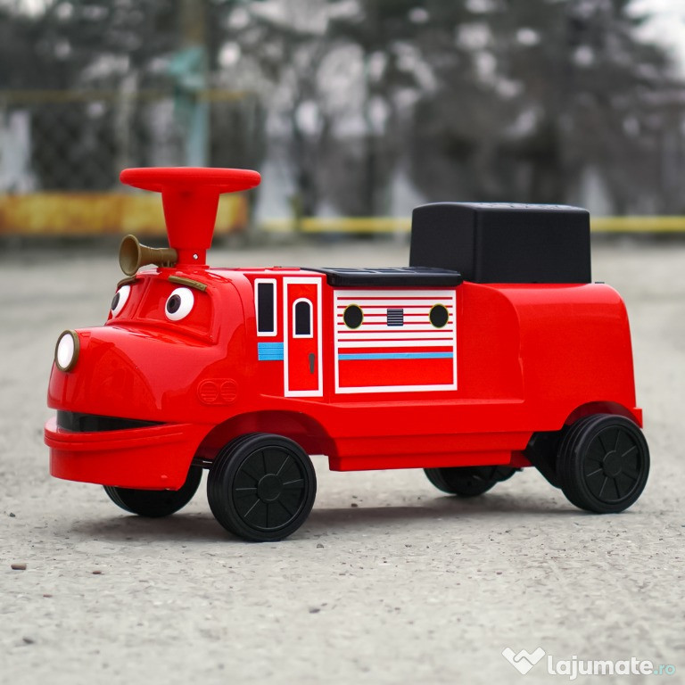 Trenulet electric pentru 2 copii CHUGGINGTON, 2x45W 12V, RED 