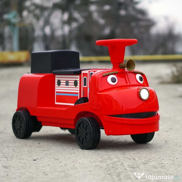 Trenulet electric pentru 2 copii CHUGGINGTON, 2x45W 12V, RED 